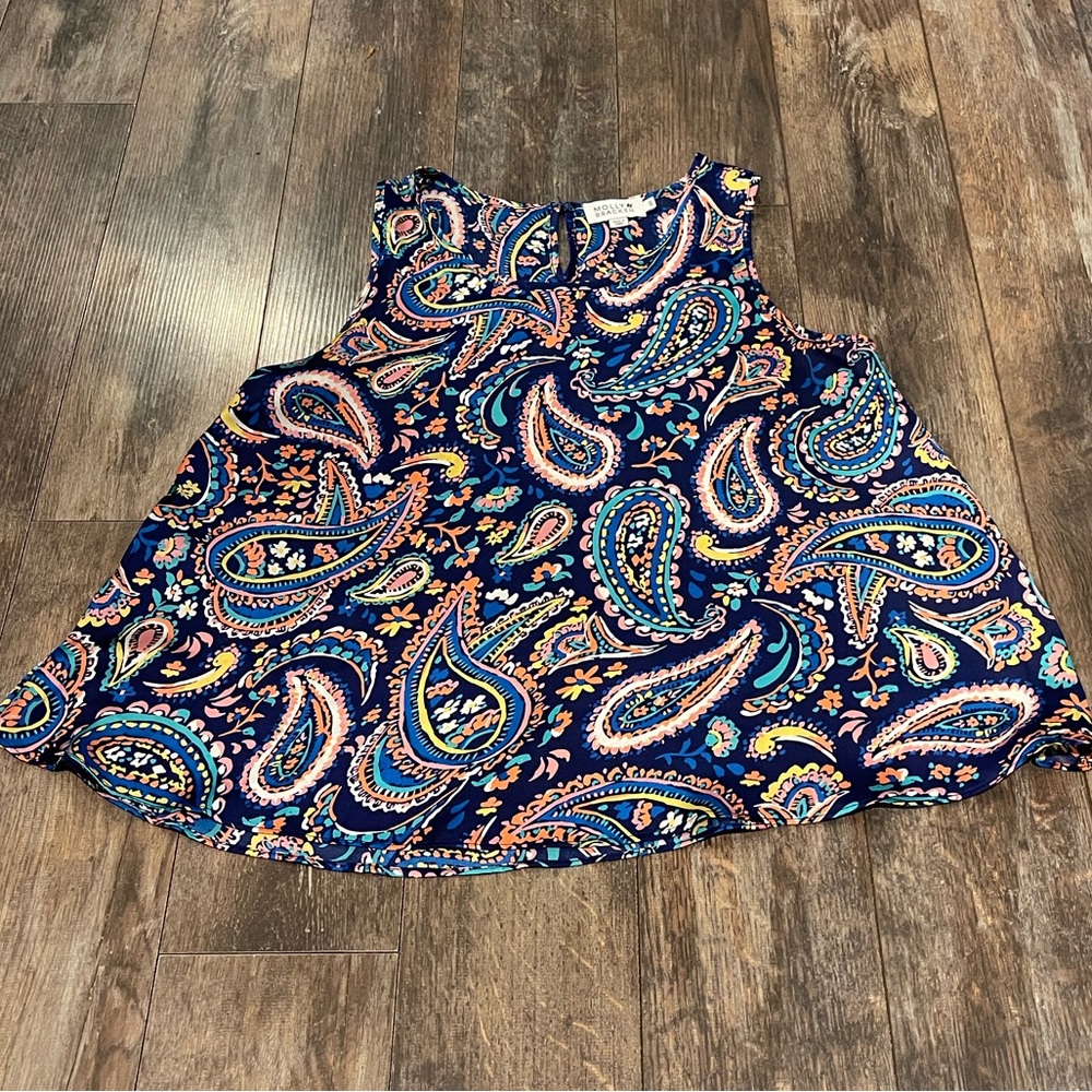 Molly Bracken Blue Paisley Blouse